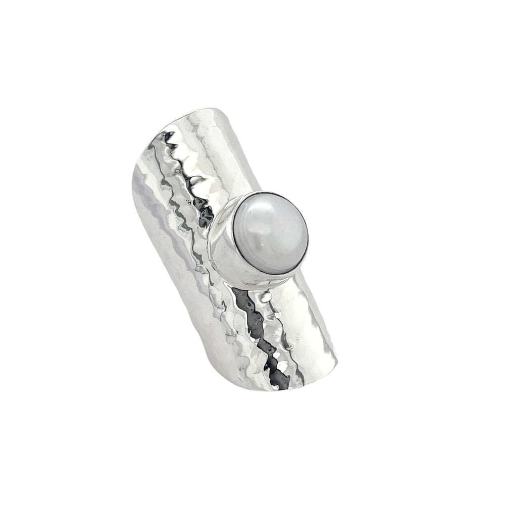 STERLING SILVER WRAP LARGE RING
