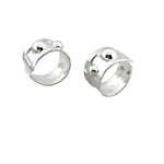 STERLING SILVER DOUBLE SPHERE RINGS