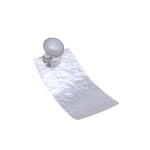 STERLING SILVER RECTANGLE PENDANT WITH PEARL