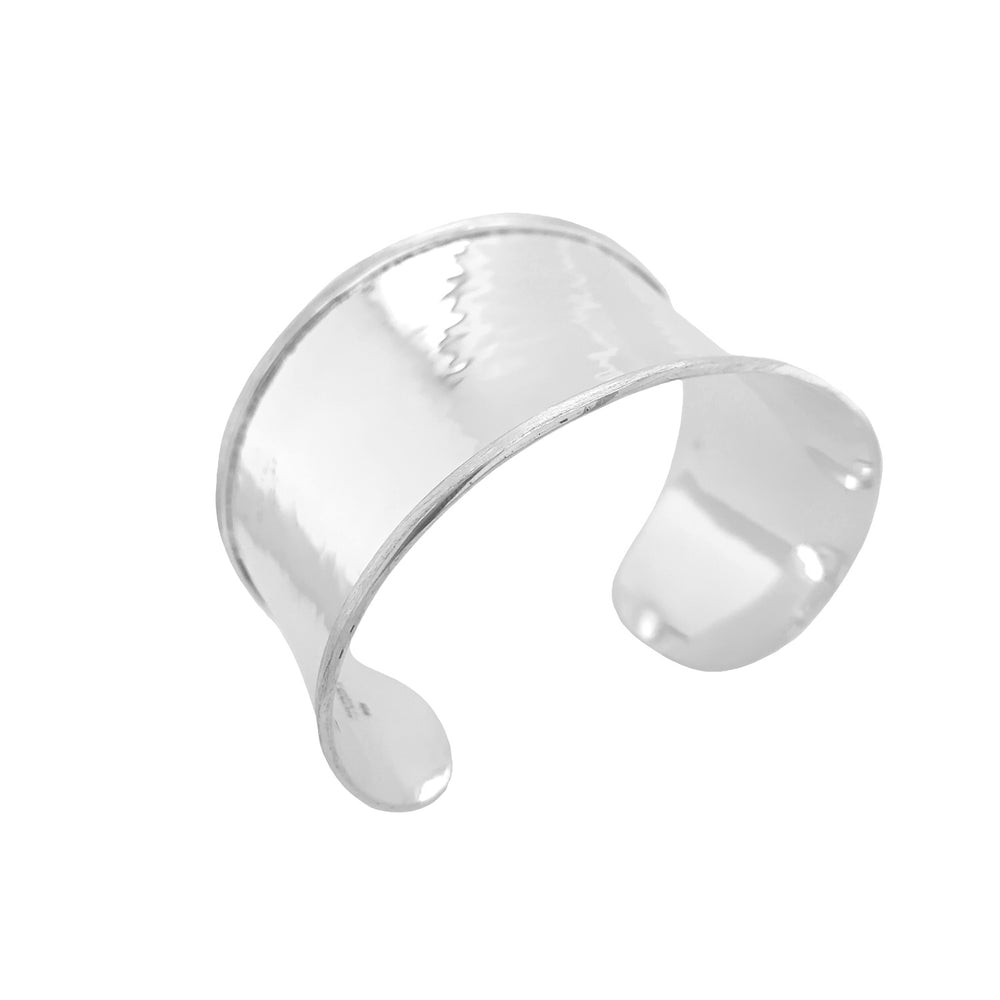 STERLING SILVER CUFF WITH LIP