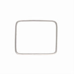 STERLING SILVER RECTANGLE BANGLE