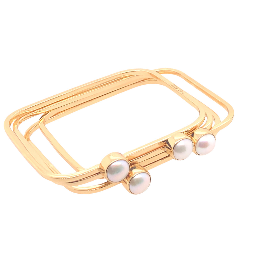 FUSION FRESH WATER PEARL STACKABLE BANGLE