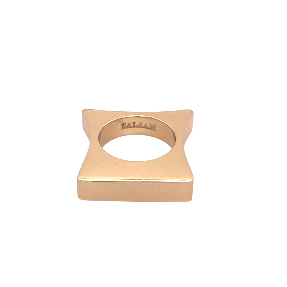 FUSION SQUARE CONCAVE HOLLOW RING