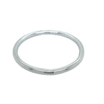 STERLING SILVER HOLLOW BANGLE